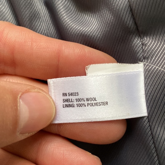 GAP Grey Herringbone wool blazer - Picture 5 of 6